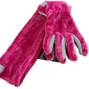 ZX OUTDOOR GIRLS PINK HEADBAND & GLOVES SET SIZE SMALL/MEDIUM
